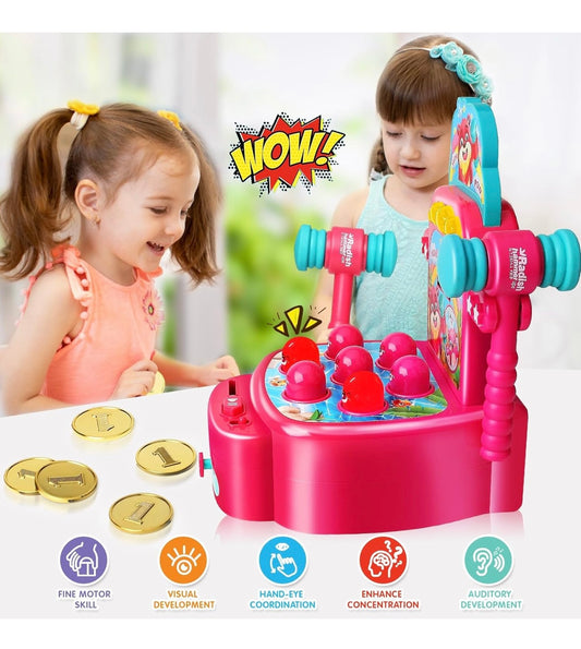 AA Bear Whack Mole Mini Arcade Game Toy 3+ Yerloa NEW