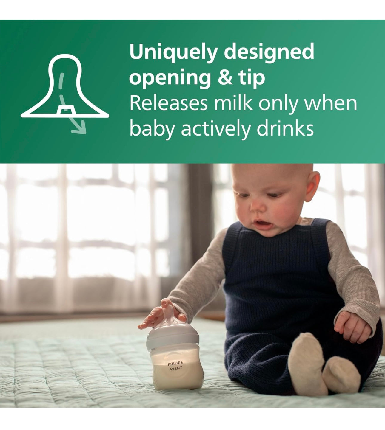 AA Avent Philips Natural Newborn Glass Gift Set (0-6Months)NEW