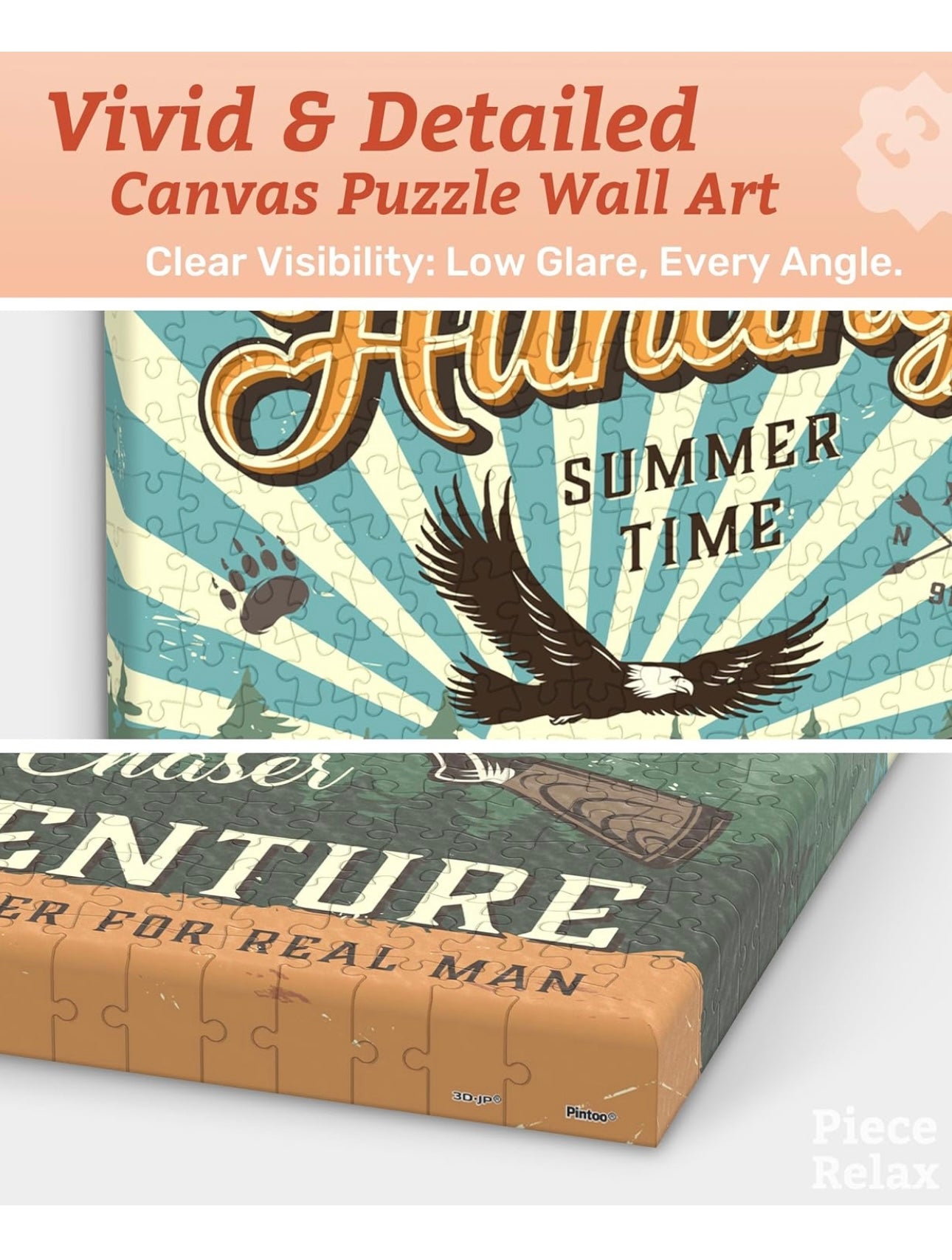 AA Canvas Puzzle Wall Art PieceRelax Adults NEW