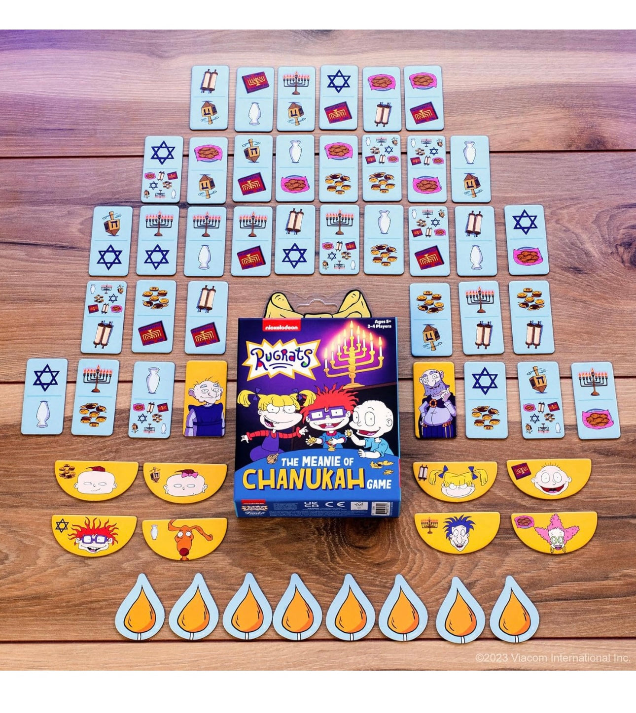 AA Rugrats The Meanie of Chanukah Game Ages 5+ for 2-4 Players Nickelodeon NEW