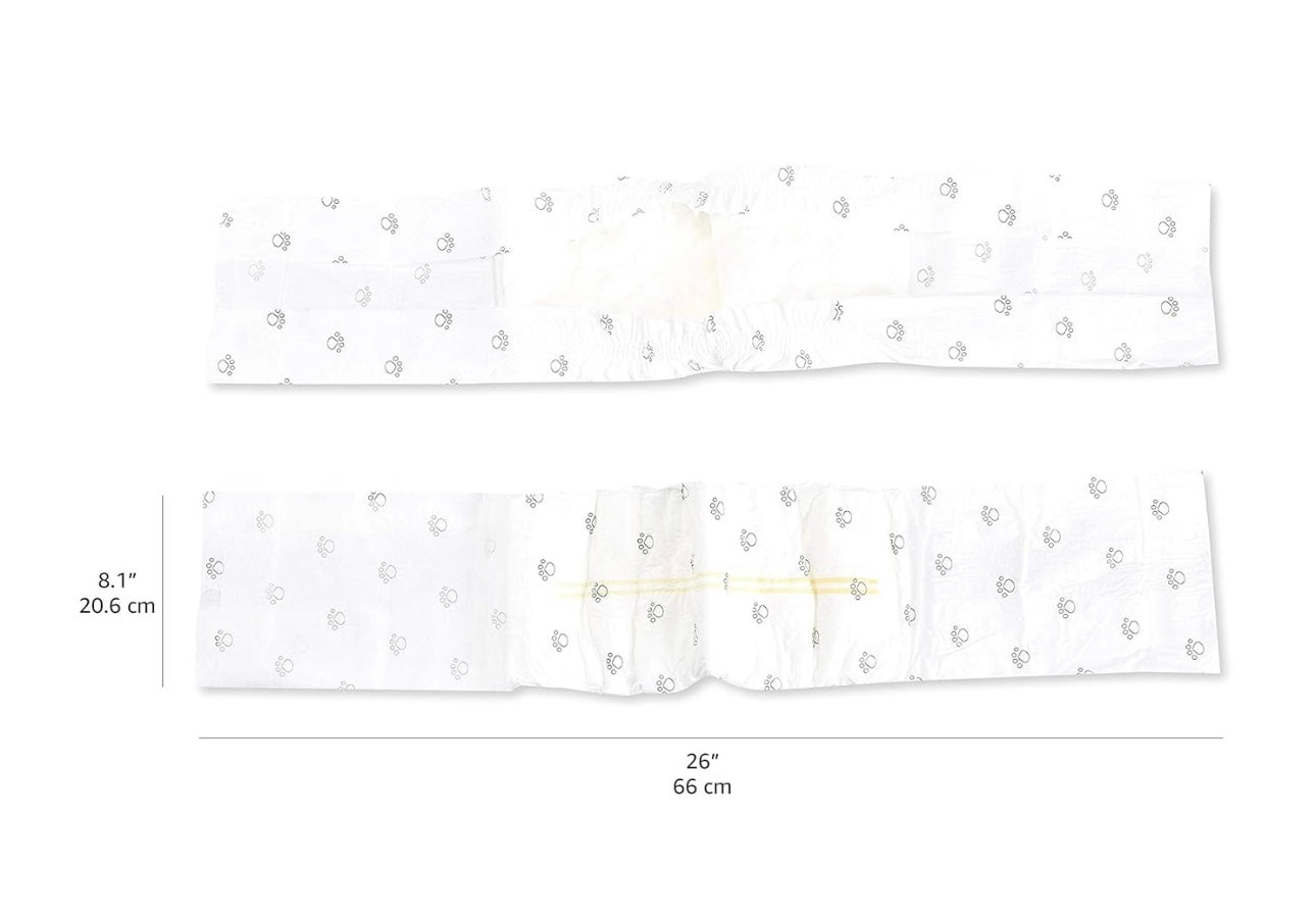 AA Dog Disposable Diapers Male Wrap Medium Amazon Basics (50Pcs) NEW