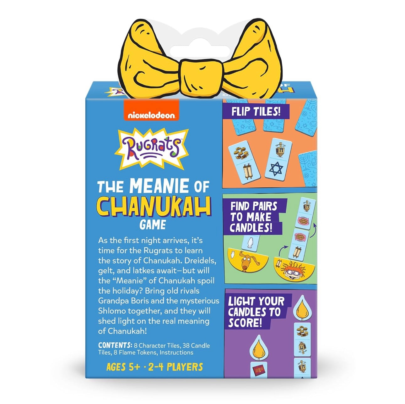 AA Rugrats The Meanie of Chanukah Game Ages 5+ for 2-4 Players Nickelodeon NEW