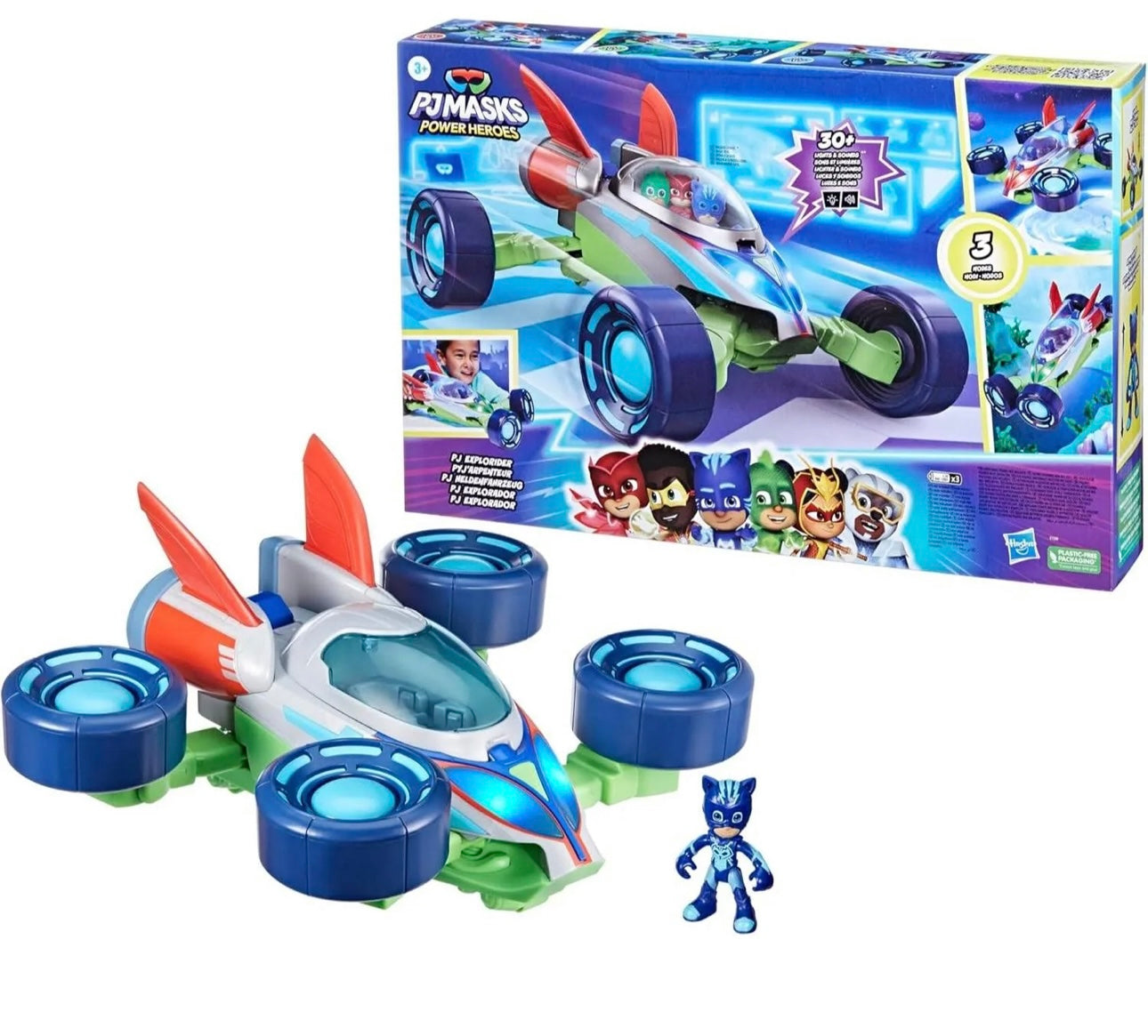 AA PJ Masks Powerheroes Explorider Toy 3Y+ NEW