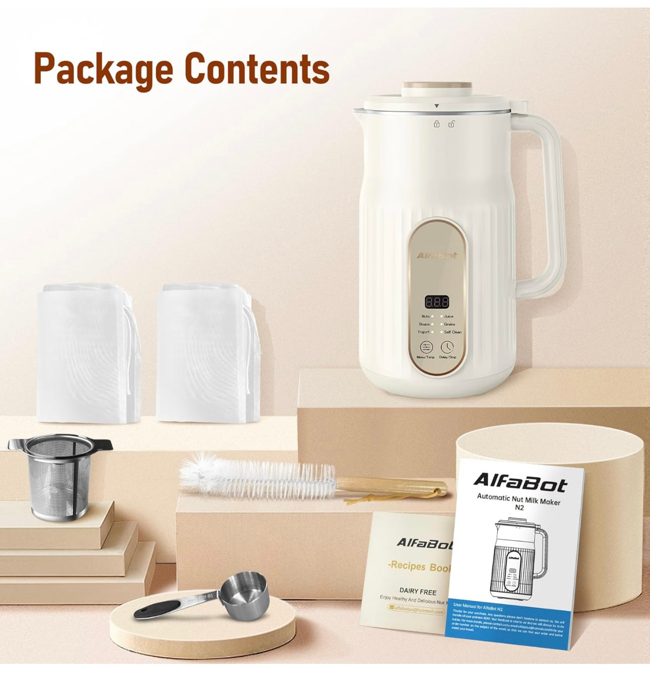 AA Alfabot N2 Nut Milk Maker Automatic New