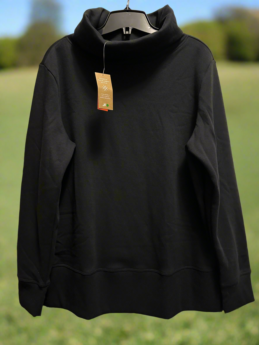 Activewear Pullover Sweater Women Long Sleeves Turtleneck JOE FRESH ACTIVE LARGE NWT