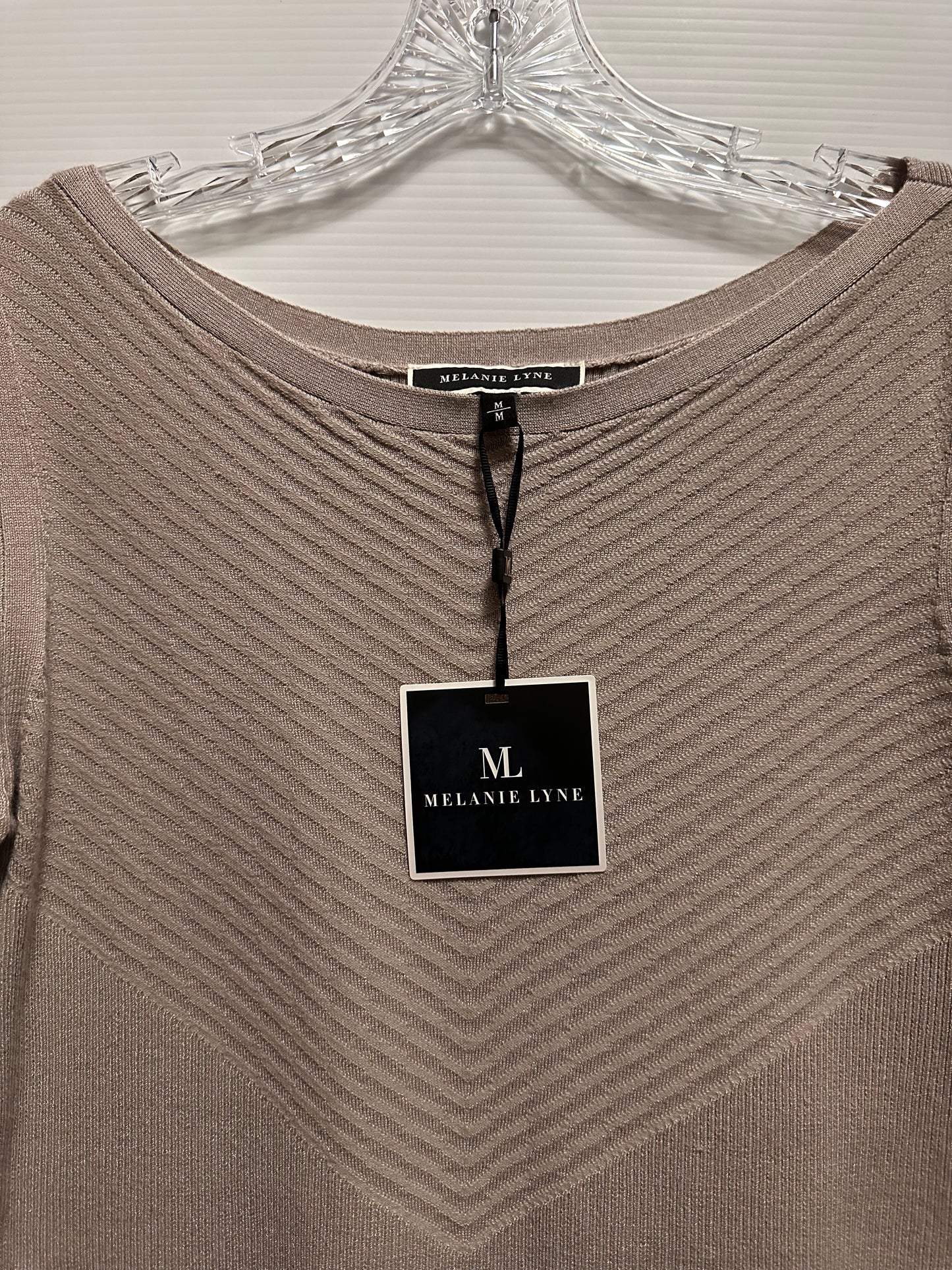 Tops Women Long Sleeves Knit MELANIE LYNE MEDIUM NWT