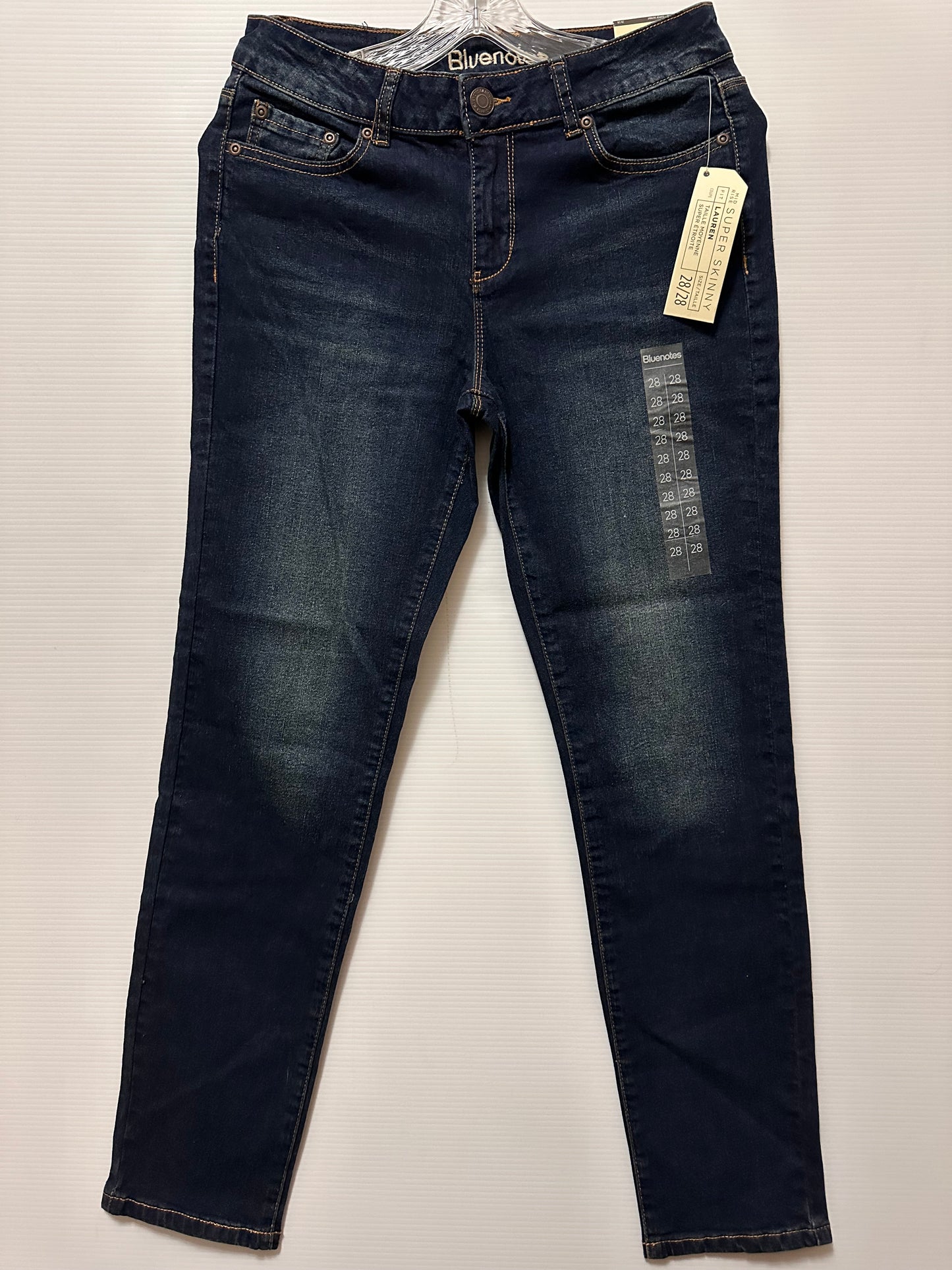 Jeans Women BLUENOTES Lauren Midrise Super Skinny 28/28 NWT