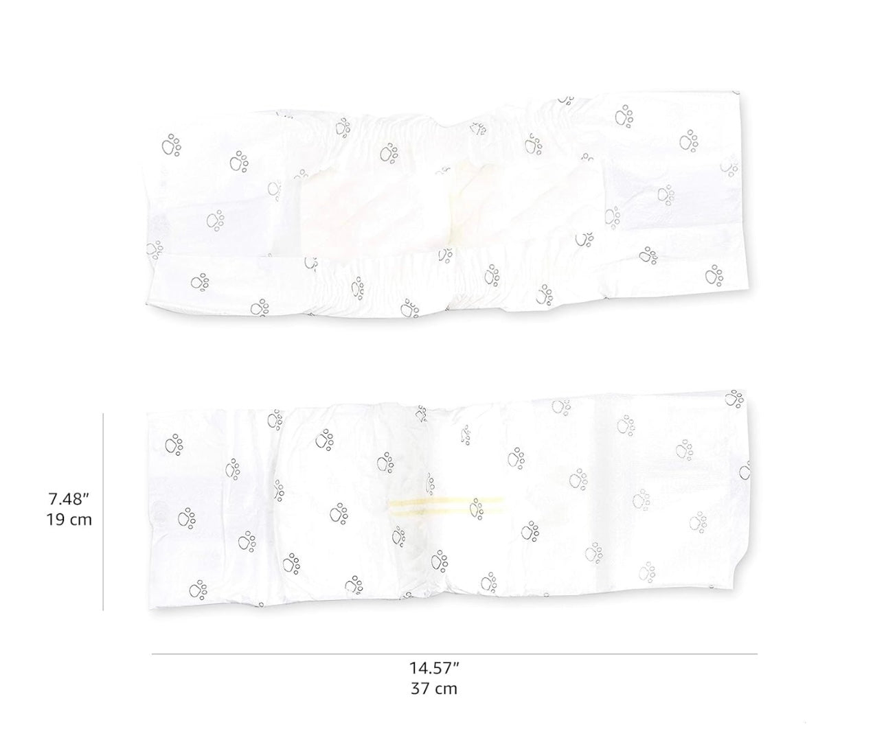 AA Dog Disposable Diapers Male Wrap X-SMALL Amazon Basics       (30 Pcs)NEW