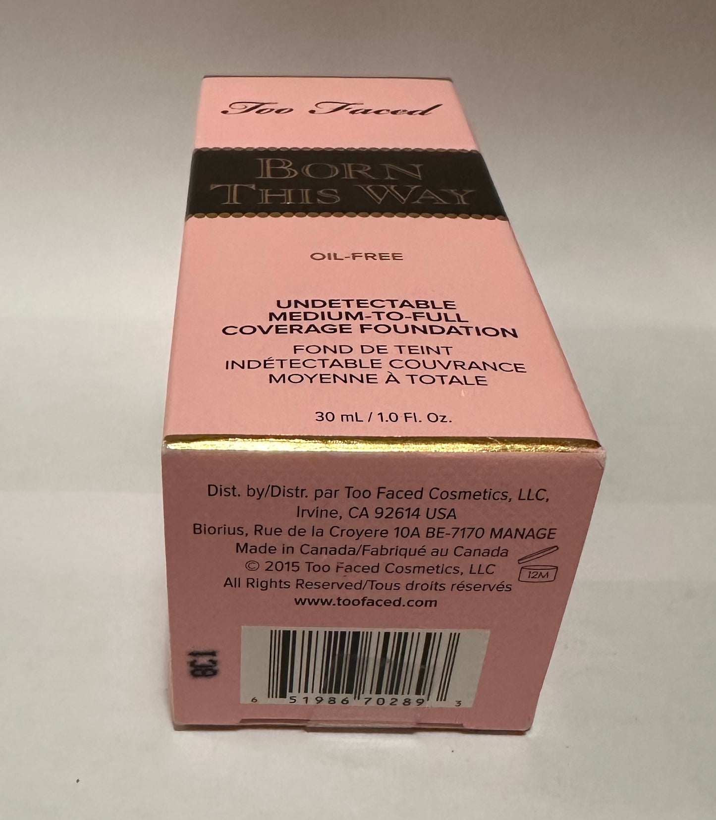 Born This Way Too Faced Oil Free Undetectable Medium-to Full Coverage Foundation