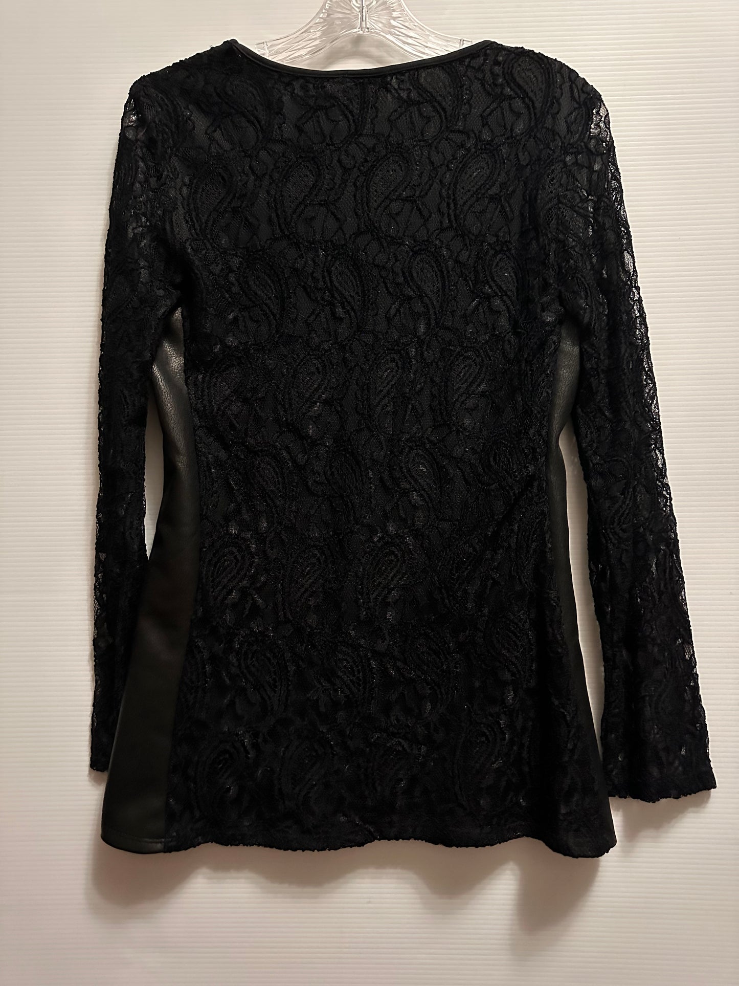 Tops Women Tunic Lace Long Sleeves CLIENTELE MEDIUM NWT