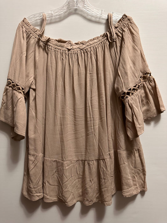 Tops Women Off-Shoulder With Strap 3/4 Sleeves ROCK&ROLL COWGIRL LARGE NWT