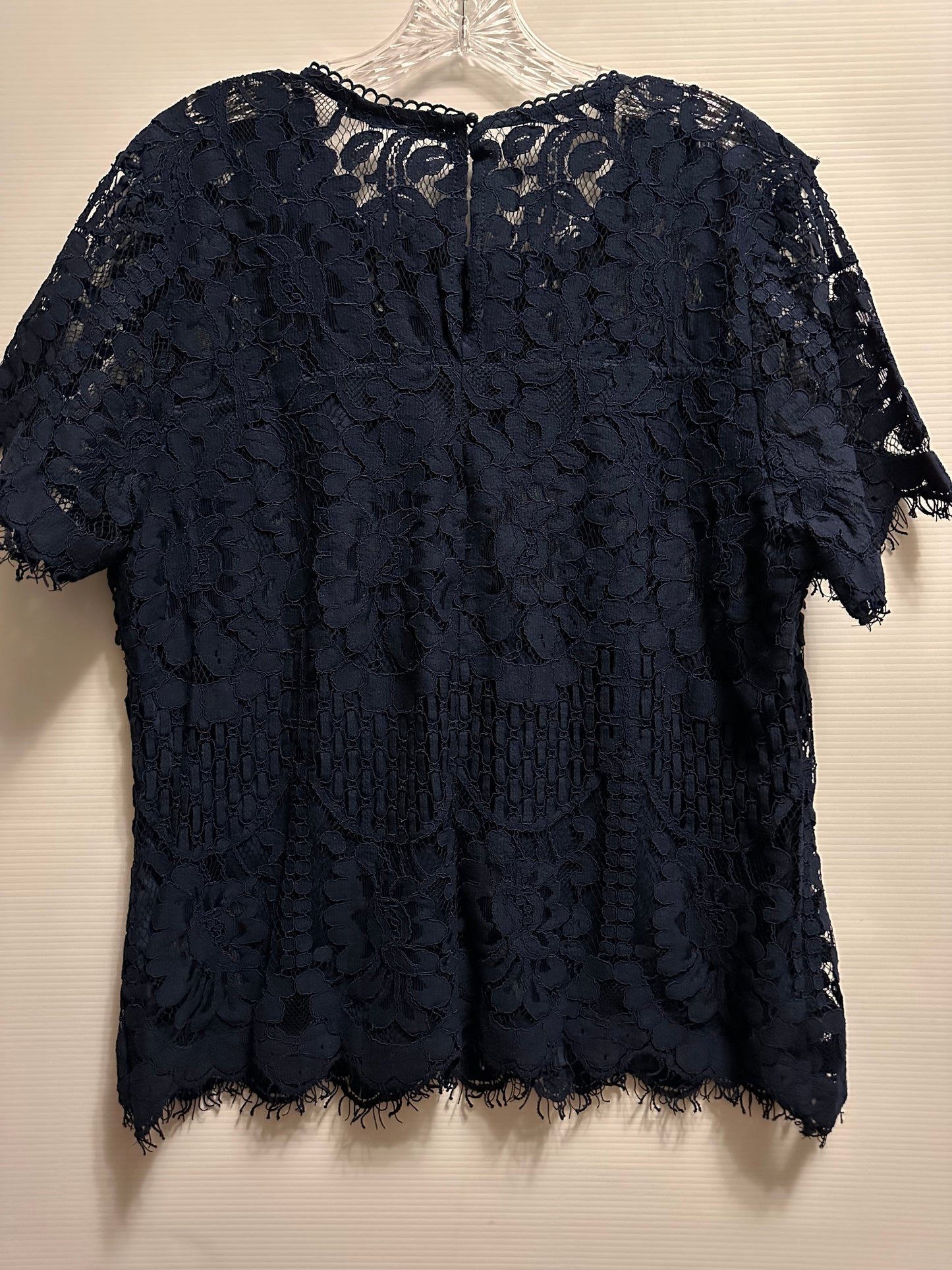 Tops Women Lace Short Sleeves SUZY SHIER XL NWT