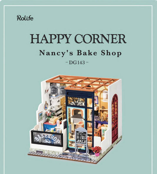 AA Bakeshop Miniature Happy Corner Nancy’s Bake Shop Rolife Ages 14+ NEW