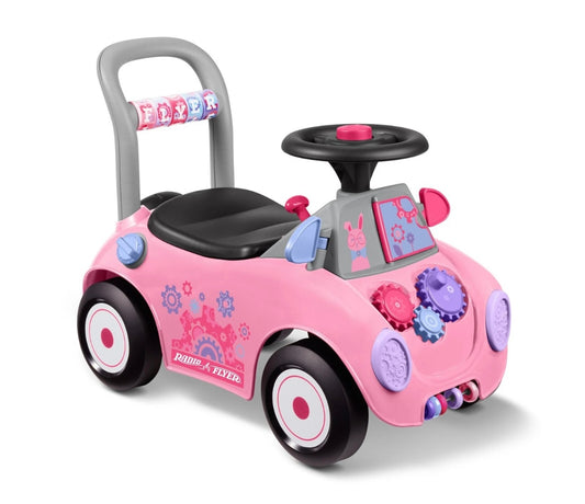 AA Creativity Car Pink Ride On-Push Car Ages1-3Y Radio Flyer NEW