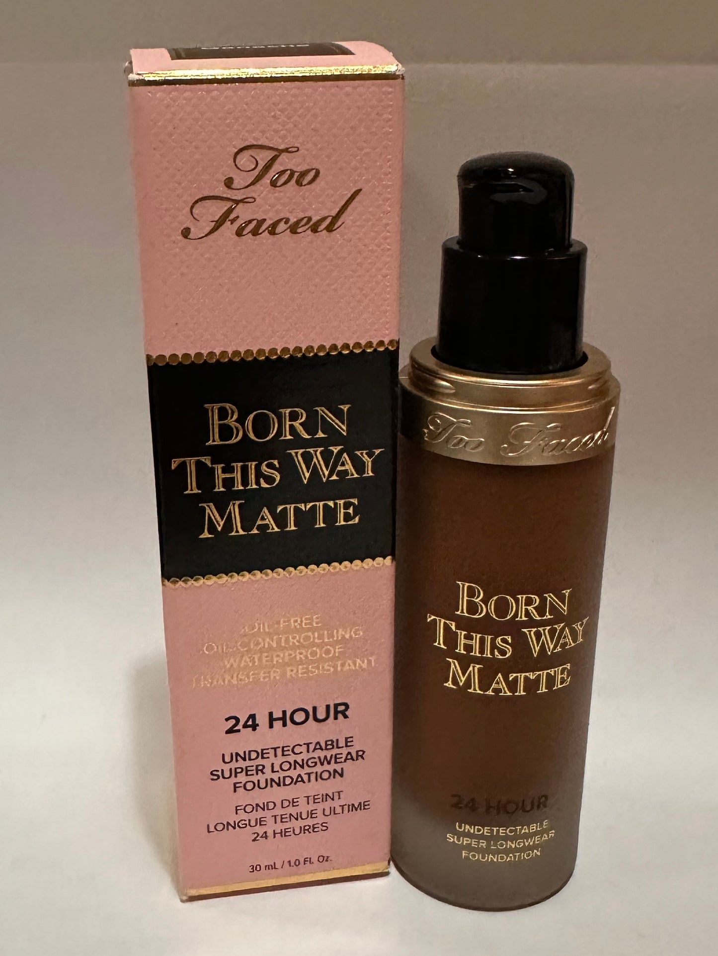 Born This Way Matte Too Faced 24 Hour Undetectable Super Longwear Foundation