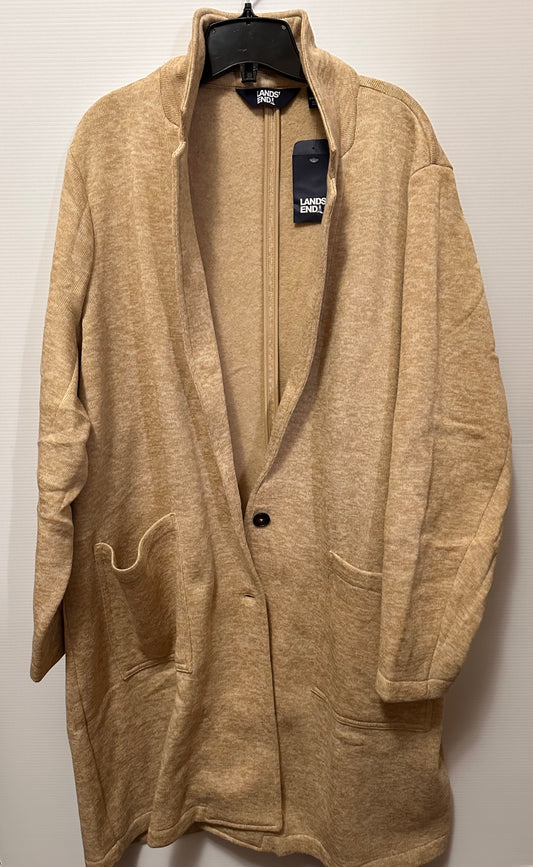 Cardigan Thick Women 3X(24W-26W) LANDS’ END NWT