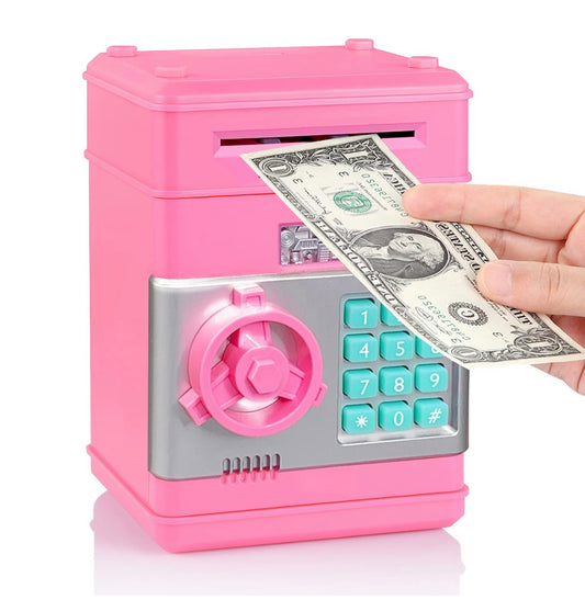 AA Coins and Bills Password/PIN Piggy Bank Kids NEW