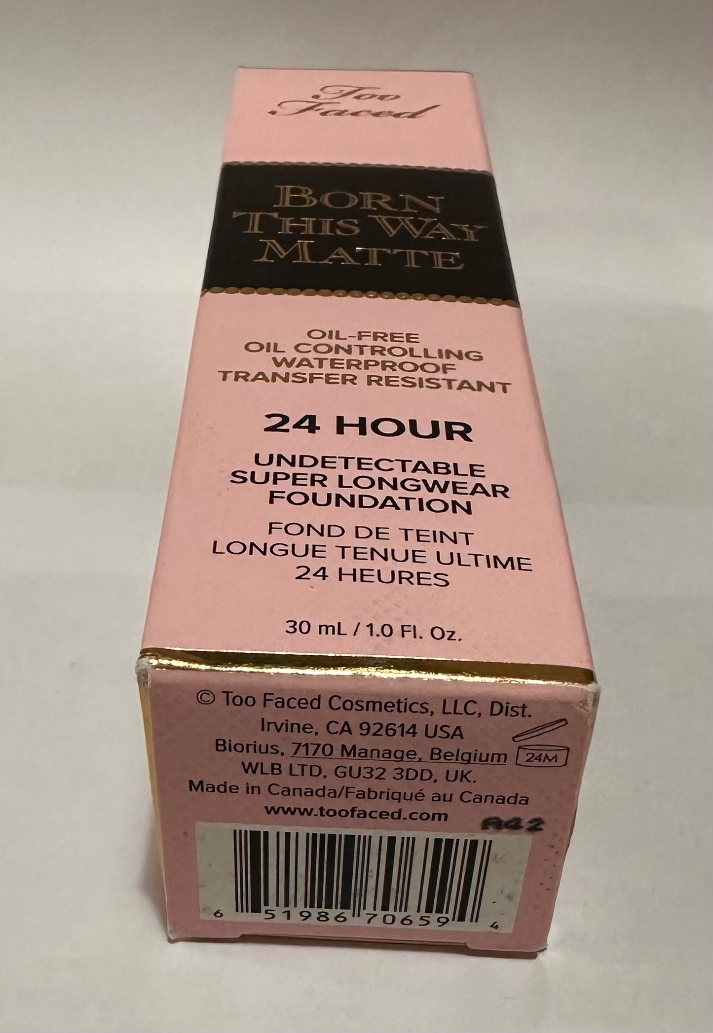 Born This Way Matte Too Faced 24 Hour Undetectable Super Longwear Foundation