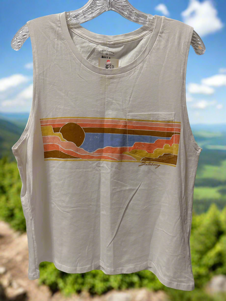 AA Tops Women Sleeveless Tank BILLABONG MEDIUM NWT