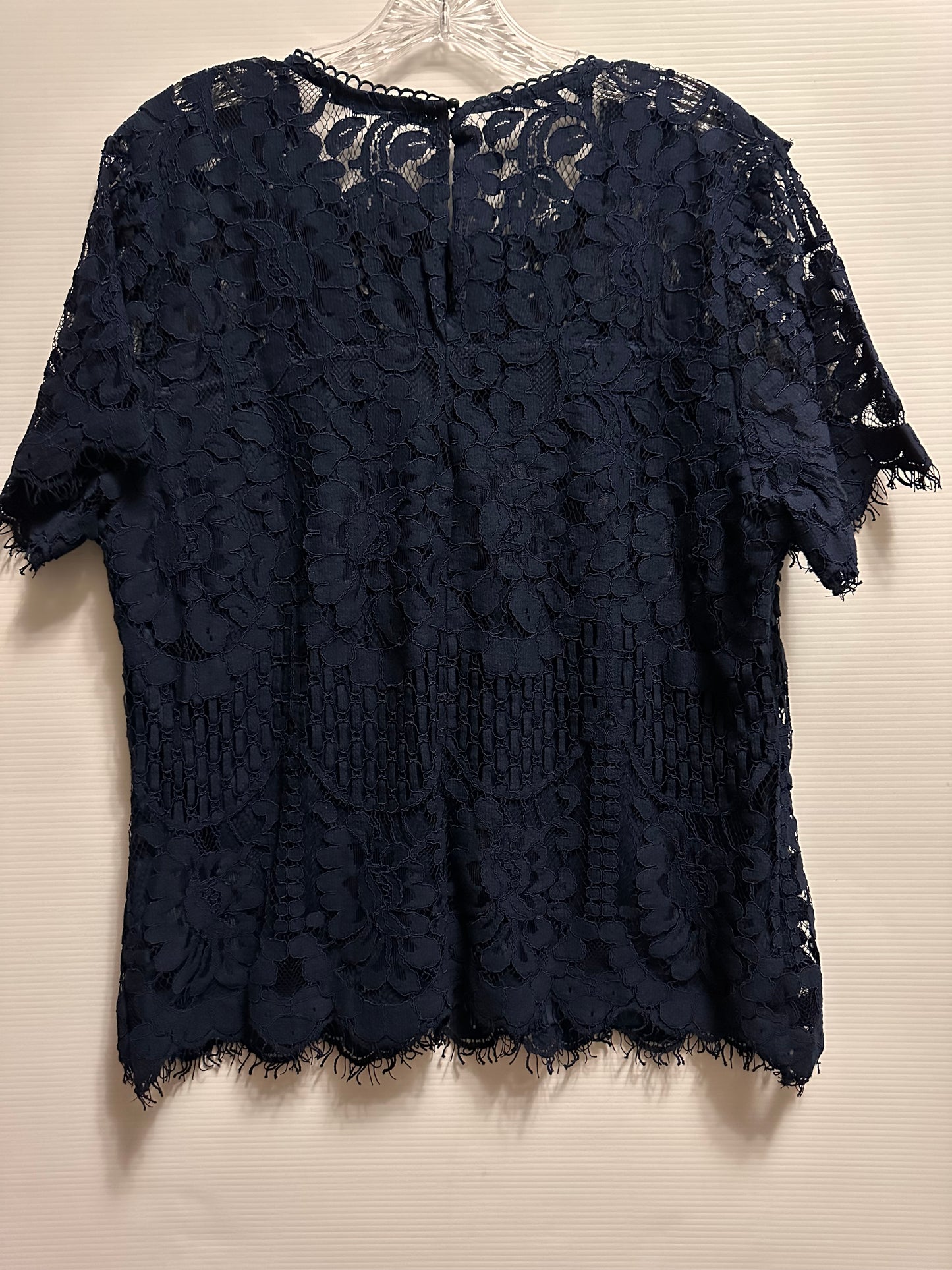 Tops Women Lace Short Sleeves SUZY SHIER XL NWT