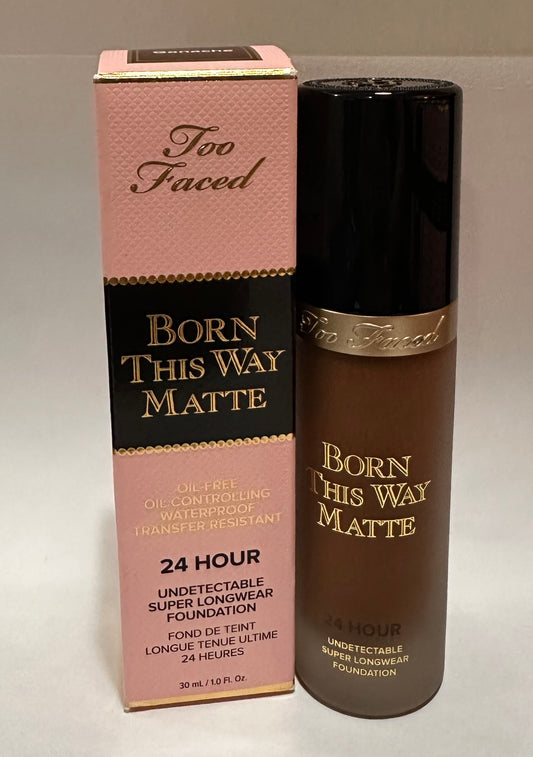 Born This Way Matte Too Faced 24 Hour Undetectable Super Longwear Foundation